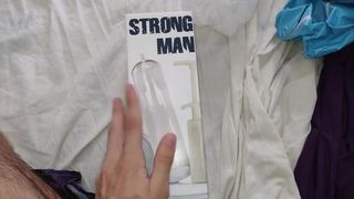 unboxing Strong man ( dick exercise ) first look nathan nz - Amateur Gay Porno 3