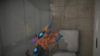 Protogen Gets Fucked in the Bathroom (7mins) ToasterBottom - BussyHunter.com 2