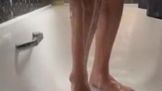 Cleaning Masters Feet in the Shower Johnny Grassy 3
