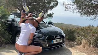 Alejo Ospina Jeffrey Lloyd Fucking in The Mountains of Barcelona  - gay sex porn video