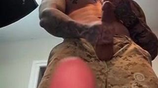 Quick solo jerk off Soldier Role play Jake Andrich Jakipz - BussyHunter.com