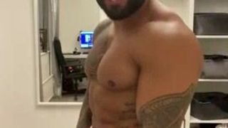 Doing a strip tease and showing off my muscles Handsometroyxxl - Gay Fans BussyHunter.com