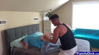 twink stepson fucked by angry stepdad for breaking rule