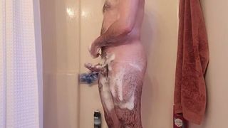 jerking off and fingering my ass in the shower for you anti waffle - BussyHunter.com (Gay Porn Videos xxx)