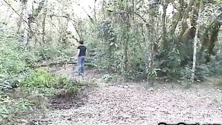 Naughty Latin boys have gay fun out in the woods