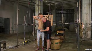 Master Sebastian Kane tortures skinny twink Jay Mc Dally