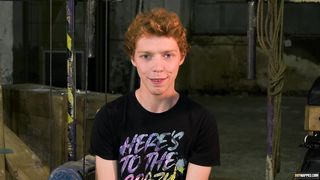 Redheaded gay boy has a hardcore BDSM fantasy fulfilled