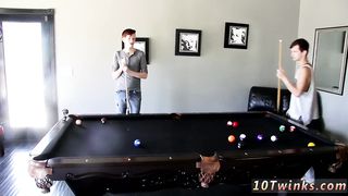 Emo boys young gay xxx Pool Cues And Balls At The