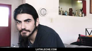 LatinLeche - Cute Latino Hipster gets A Sticky Cum Facial