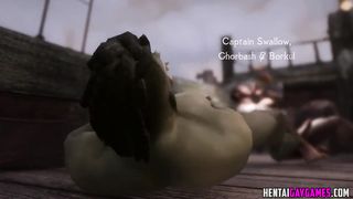 3d gay pirate fucked by big penis orcs 