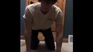 Young Stud Toy Fucks Ass Gaping Asshole 