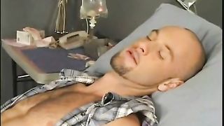 Gay doctor hunk fucks patient 2