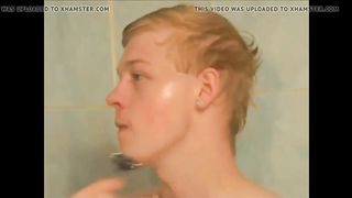 Tommylads brothers shower shave and wank over eachother 
