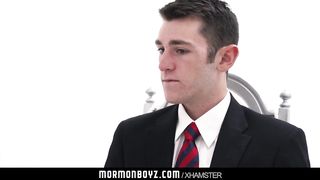 MormonBoyz - Hairy hung twink missionary violated by old  Bishop