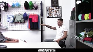 YoungPerps - Young Punk Gets Plowed By Security Guard 