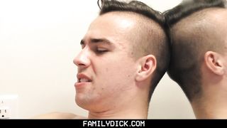 FamilyDick - Shy Son Get Taught By Daddy to Shave